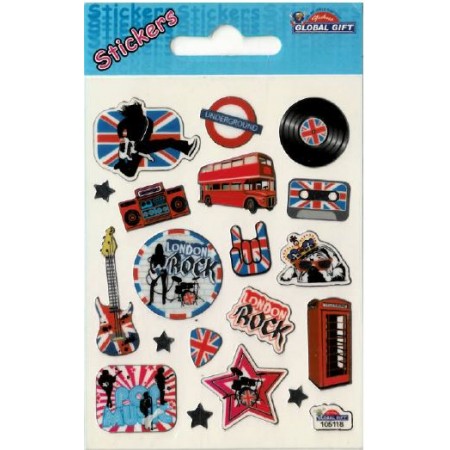 Angleterre - Londre - Stickers Mini Classy