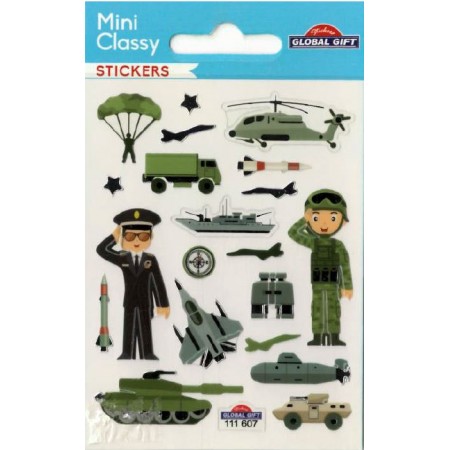 Militaires - Stickers Mini Classy