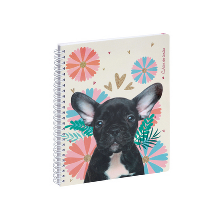 Cahier de textes Lovely 17 x 22 cm