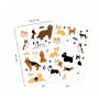 Sticker Mimi Stick, Sach 4 pl 10,5x16cm, Chiens - Multicolore - Maildor