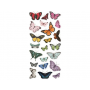 Stickers en mousse papillon et fleur